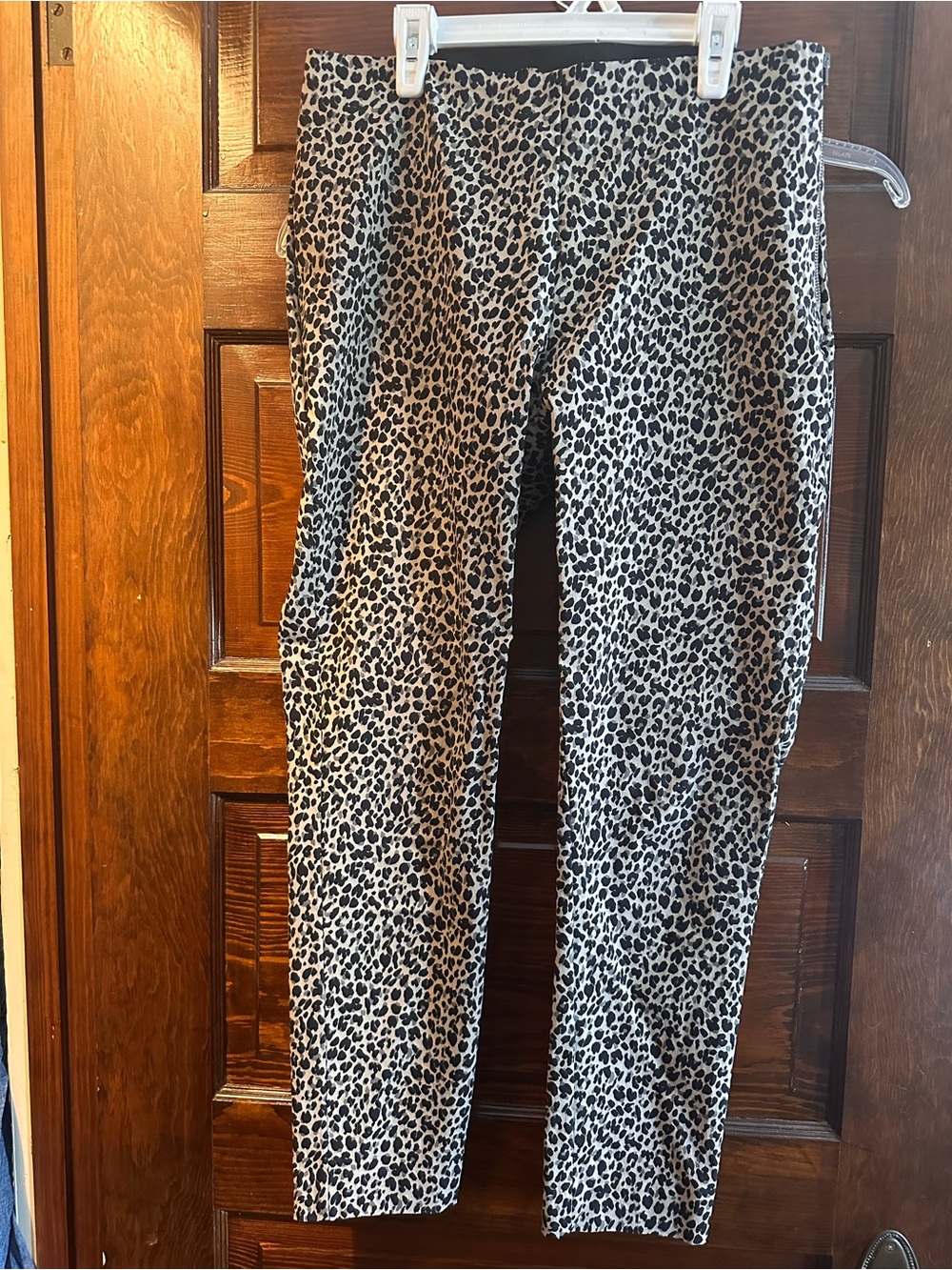 a new day Leopard Print Skirt - Black & Brown